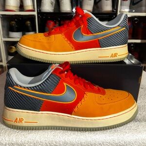 Nike Air Force 1 team orange Armory slate
Tag# 488298-800 no box